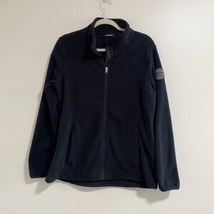 bebe Sport Black Zip Up Track Jacket Size Large
